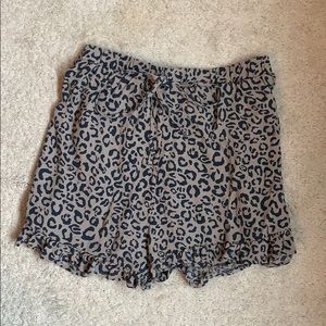 Leopard shorts